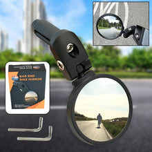 Bar End Bike Mirror, Safe Rearview Mirror 360° Rotatable & Foldable Safety Bicycle Rear View Mirror, Mirror Durable Bike Mirror (1 Pc)