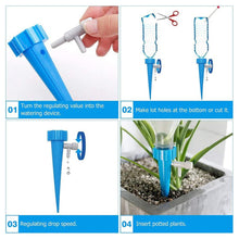 Plant Watering Spikes self Watering Spikes Water dripper for Plants, Adjustable Plant Watering Devices with Slow Release Control Valve Switch