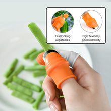 Thumb cutter set for vegetables