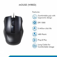 Computer / Laptop Wired Optical Mouse (1 Pc)