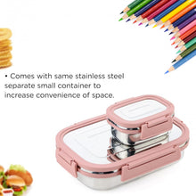 Premium Stainless Steel Leak Proof Air Tight Lunch Boxes (900ML? Approx / 2 Pc Set)