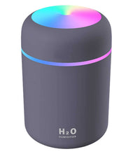 Humidifiers With Colorful Light For Room, Bedroom, Office, Car (Gray), 300 Ml