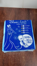 Blue Lady Extra Long Pads With Wides Wings Sanitary Pads ? 320 mm, 40-Pack