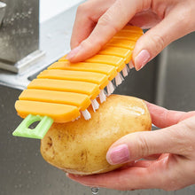 Vegetable Scrubbing Brush, Vegetable Scrubber Non‑Toxic Fruit Brush Carrot Shape Vegetable Brush for Potato for Vegetable