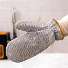 Dishwashing Hand Gloves Non Scratch Wire, Waterproof Home Kitchen Utensils Cleaning Gloves for Washing Dish Easy Rinsing, Reusable Cleans Dishes Pots, Pans, Sinks