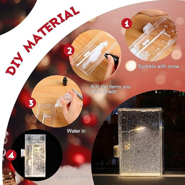 DIY Snow Lantern Kit – Create Magical Winter Scenes & Cozy Vibes