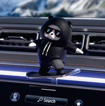 Car Slidder Panda | Sliding Bear Car Decoration | Car Sliding Panda | Skateboarding Panda | Skateboarding Bear | Car Emporium Car Skateboard Sliding Panda | Car Dashboard Decorations