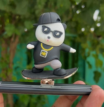Car Slidder Panda | Sliding Bear Car Decoration | Car Sliding Panda | Skateboarding Panda | Skateboarding Bear | Car Emporium Car Skateboard Sliding Panda | Car Dashboard Decorations