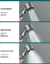 Household bathtub high-pressure shower nozzle turbine handheld shower nozzle